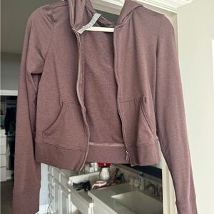 Women’s Vuori Chocolate Brown Full Zip Hoodie, Size Medium